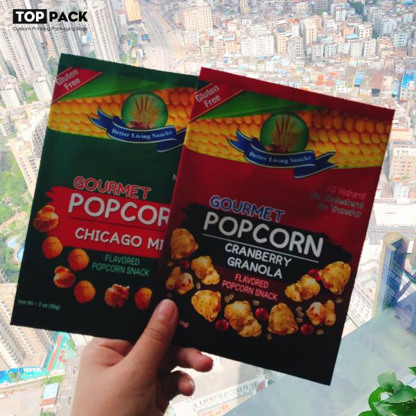 Buy cheap 2oz pillow packaging custom print popcorn snack bags from wholesalers