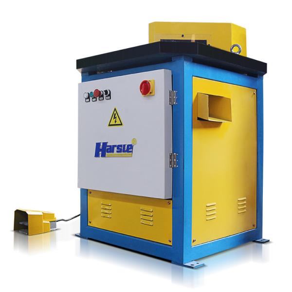 Buy cheap HARSLE Heavy duty hydraulic Factory Fixed 90 degree angle notching V machine from wholesalers