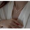 Buy cheap 42cm Natural Freshwater Pearl Necklace 14.6g Chain With S925 Silver Pendant from wholesalers