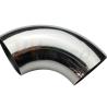 Buy cheap AISI 201 304 316 Mirror Satin 76.2mm 3 Inch OD Stainless Steel Handrail Elbow 1.2mm-2.0mm Thick from wholesalers