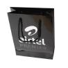 Buy cheap Custom Small Black Paper Bags Online Jewellery Packaging With Gold Foil Logo from wholesalers