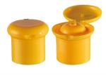 28 / 410 Plastic Screw Caps Mushroom Shape For Shampoo / Body Lotion Bottle