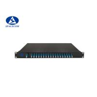 Buy cheap 1RU Rackmount DWDM MUX DMUX 18 Channel Good Channel To Channel Uniformity product