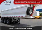 Big Capacity CE Dump Semi Trailer Hyva Oil Cylinder 30 Tons Transport Stone