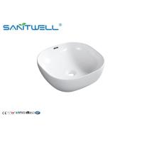 Buy cheap Australian Standard Ceramic Wash Basin 430 * 430 * 150 Mm With Mounting Kit product