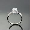 Buy cheap Sterling Silver Heart Shape CZ Diamonds Engagement Ring(F25) from wholesalers