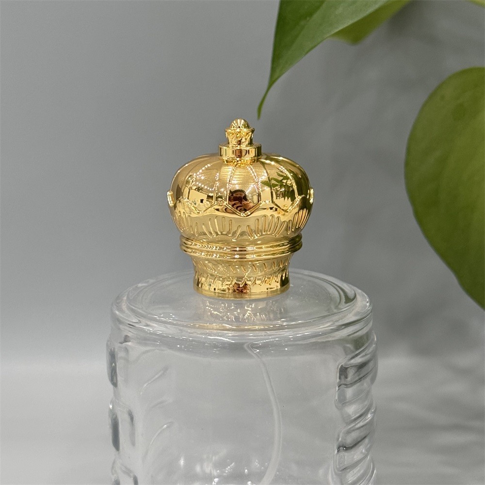 Eco-friendly Zinc Alloy Metal Perfume Cap for Personalized Fragrance Bottles