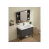Buy cheap Acrylic Finish Bathroom Vanity Units Cabinet Solid Color With Drawer from wholesalers