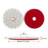 Buy cheap Thickness 3mm Dry 3 Step Vitrified Diamond Polishing Pads 100mm from wholesalers