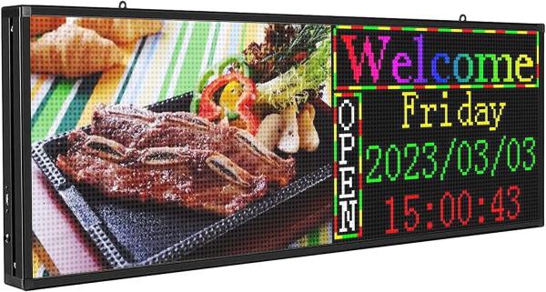Buy cheap Waterproof Programmable Outdoor Led Electronic Signs High Brightness from wholesalers