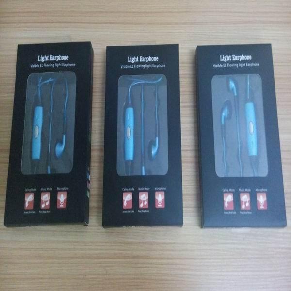 Buy cheap wholesale el earphone/ el wire earphone/ light up earphone from wholesalers