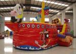 Buy cheap Double Stitching Pirate Bounce House , Pirate Ship Inflatable Bouncer from wholesalers