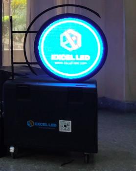 Buy cheap Small Size Circle Shape Outdoor Advertising LED Display HD 120/120 Deg Viewing Angle from wholesalers