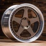 19''20''21''22''forged concave wheels For BMW Benz 2piece wheel silvery bronze