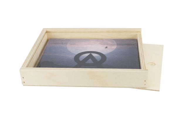 Customized Gift Wooden Box Packaging With Sliding Lid , Plywood Box With Natural