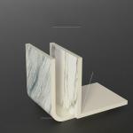 Glossy Marble Bamboo Charcoal Board Veneer Fiber Panel for Gym Interior Wall