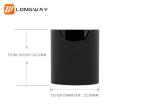 Plastic Cover Cosmetic Bottle Cap For Cosmetic Packaging OEM / ODM Available