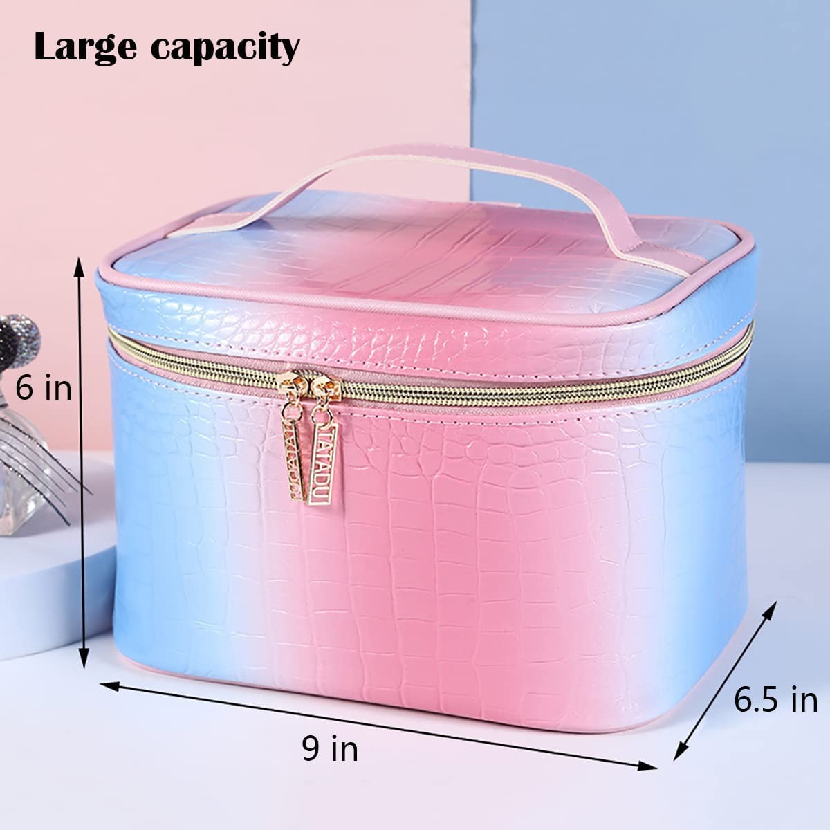 Multi-functional Durable Water-resistant Cosmetic Bag for Girls