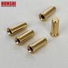 Buy cheap 2.32mm Circular Connector Crimp Contacts Female Brass Pin Gold Plated Connector Pin from wholesalers