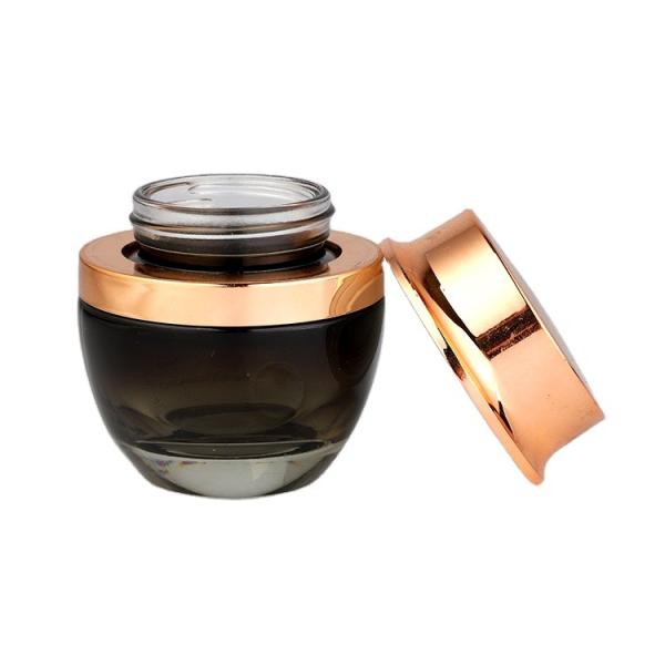 Buy cheap Cosmetic Cream 20g 120ml Glass Cosmetic Jar With Different Colors from wholesalers