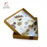 Buy cheap 45mm Height Kraft Paper Chocolate Packaging Paper Box With Brown Ribbon from wholesalers