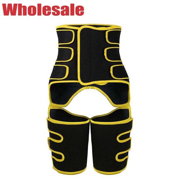 Buy cheap Yellow Velcro Waist Thigh Trimmer 3 Belt Thigh And Butt Trimmer from wholesalers