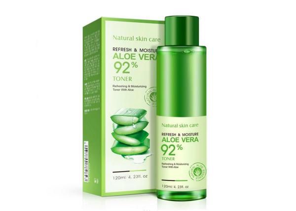 Buy cheap 120ml Natural Skin Toner / Aloe Vera Face Toner Plants Essence Hydrating Whitening from wholesalers