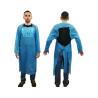 Buy cheap 10 Pack Blue CPE Coat Aprons 45" x 75". Disposable Polyethylene. Unisex Liquid-Proof Workwear. from wholesalers