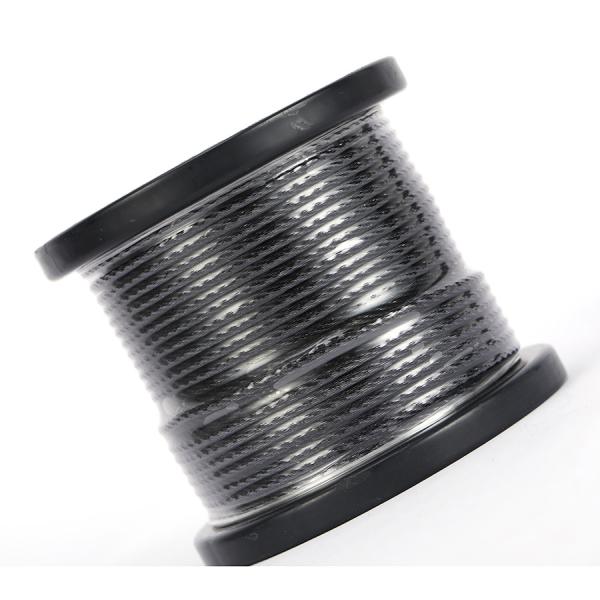 Plastic PVC Coating Stainless Steel Wire Rope Anti Ultraviolet Suitable For