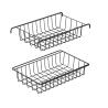 Buy cheap KD Structure Iron Metal Wire Laundry Basket With Wheels Utility 2 Division Big Capacity Laundry Hamper from wholesalers