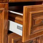 Luxury Classic E0 Solid Wood Kitchen Cabinets America Style Furniture
