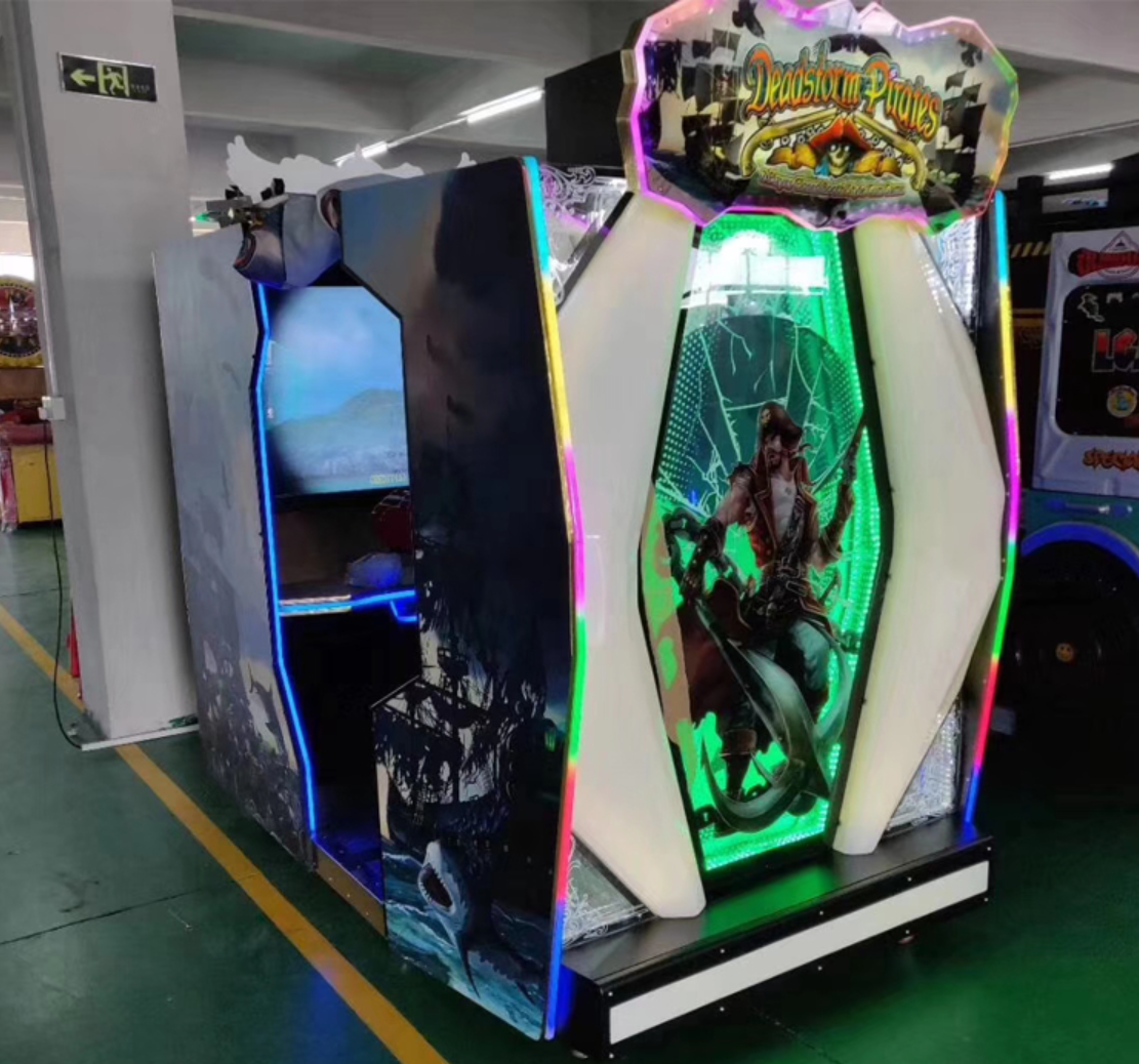 2 Players Pirate Adventure Simulator Shooting Game Machine L1900*W2600*H2130MM