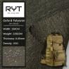 Buy cheap Thickness 0.45mm 300D Polyester Fabric Bright Plain Surface Style from wholesalers