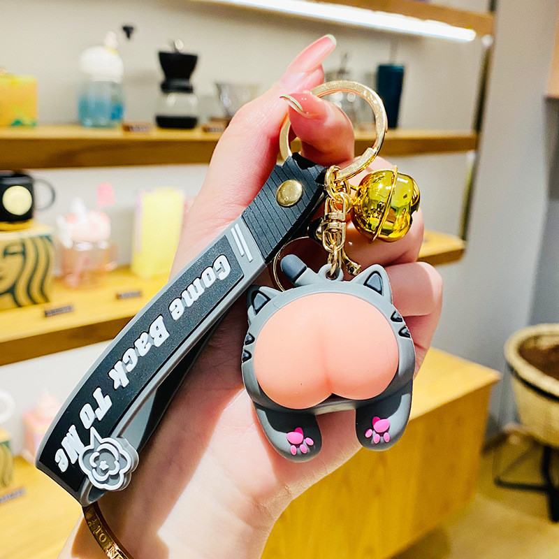 Cartoon And Modern Kawaii Car Keychain Accessories Purse Handbag Custom Keychain Charms