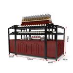 Cold Rolled Steel Wine Corner Shelf Shelf Wine Supermarket Wine Shelves For