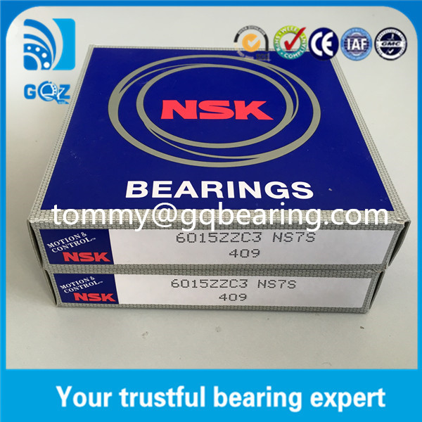 C3 Clearance NSK 6015ZZ C3 Low Noise Motor Bearing Japan Origin 75*115*20mm