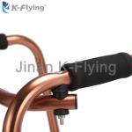Bronze Frame Folding Rollator Walker Stand Up For Elderly Adult