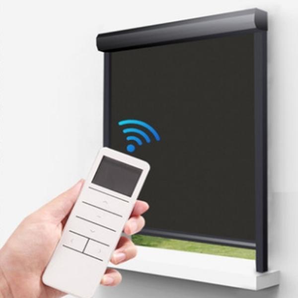 Buy cheap Outdoor Pergola Ultra Smart Blinds Motorized Windproof Roller Blinds Shades from wholesalers