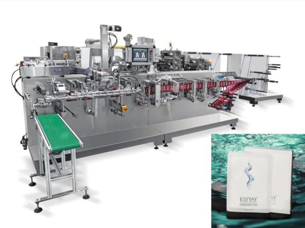 Buy cheap Horizontal Type Automatic Facial Mask Making Machine 60packs/Min Nonwoven from wholesalers