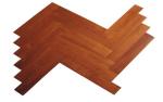Herringbone teak parquet