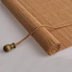 Bamboo Natural Roll Up Blinds 1.5m Length 2m Height Bamboo Windows Sun Proof
