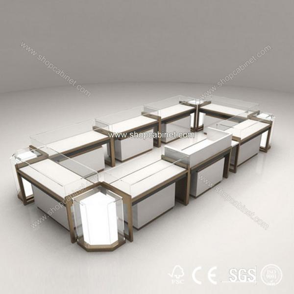 Buy cheap Modern jewelry shop glass display cabinet showcase/glass display cabinet from wholesalers