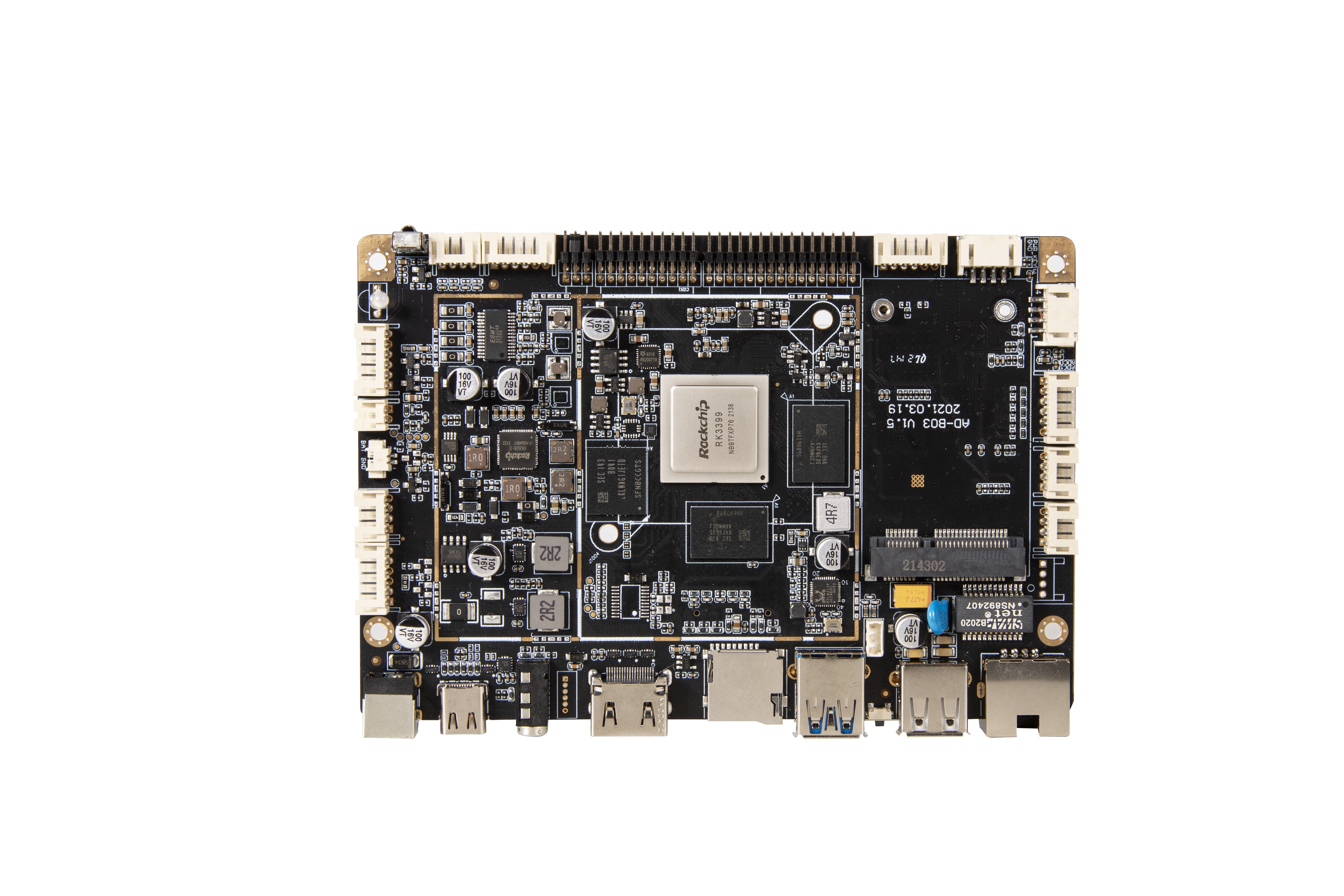 Rockchip RK3399 Hardware Customization Support 4K Resolution 4GB DDR 16GB EMMC
