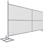 American Standard Chain Link Temporary Fence Panel For Residential Yard