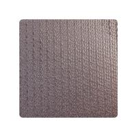 Buy cheap 304 316 Retro Brown color Embossed metal plate for decorative Textured Stainless product