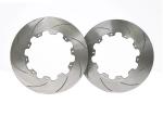 330*28mm Auto Brake Parts Cast Iron Front Grooved Brake Discs 2 Pcs