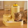 Buy cheap Automatic Cat Feeding Water Feeder 3-in-1 Drinking Fountain Cat and Dog Stainless Steel Bowl with Bell from wholesalers