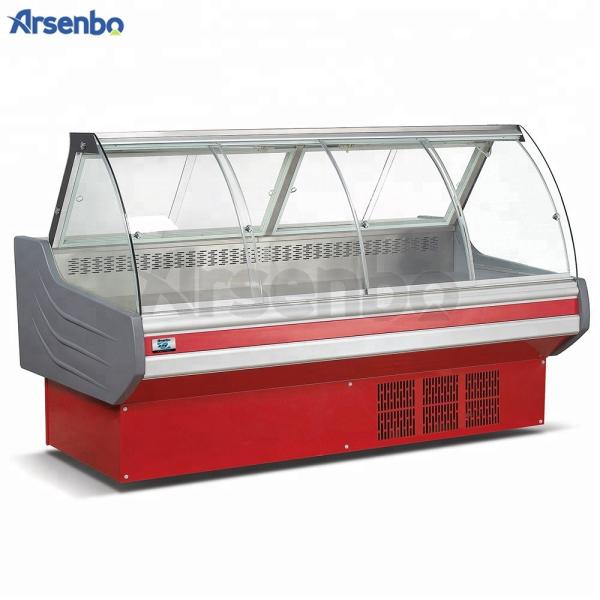 Buy cheap White Automatic Defrost Commercial Supermarket Refrigerator With Adjustable Shelves from wholesalers