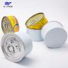 Buy cheap Round Shape Tobacco Tin D73x44mm 180ml Silver Cigarette Tin from wholesalers