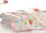 Swaddle Warm Baby Blanket Printed Bamboo Cotton Azo Free No Fluorescer